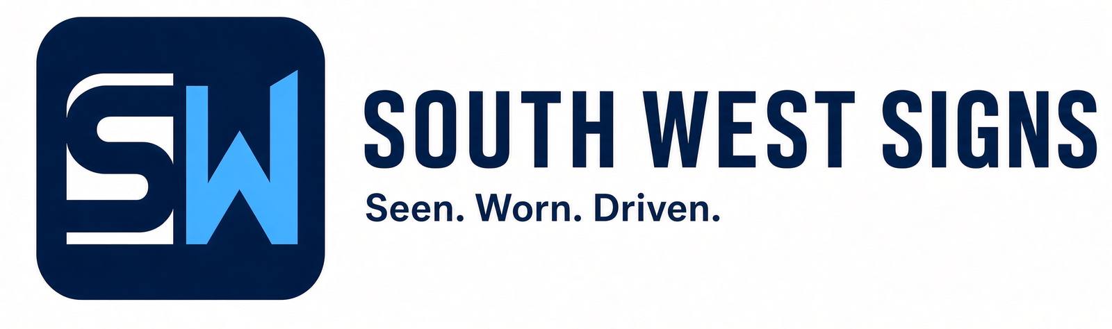 South West Signs, vehicle graphics and embroidery