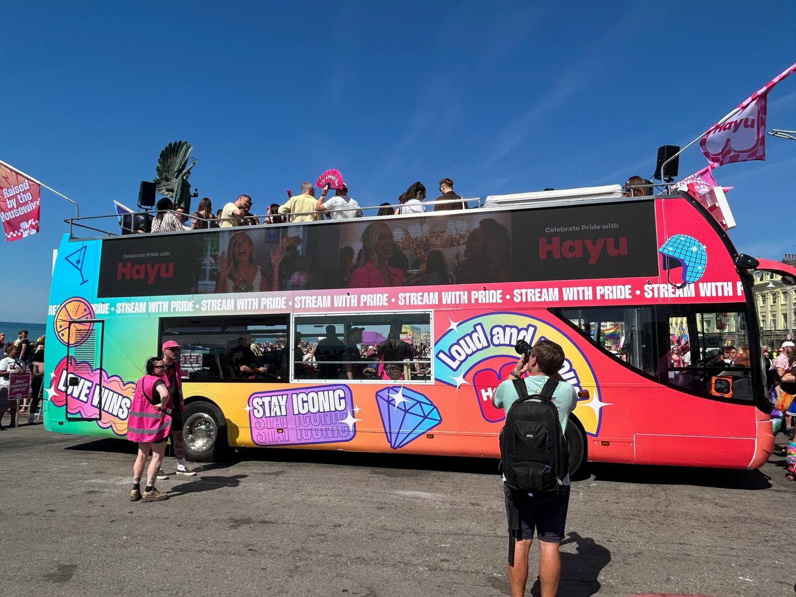 Hayu bus side at Pride