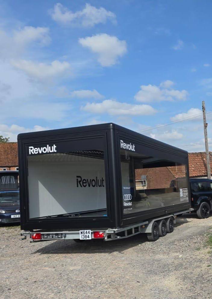 Revolut trailer outdoors
