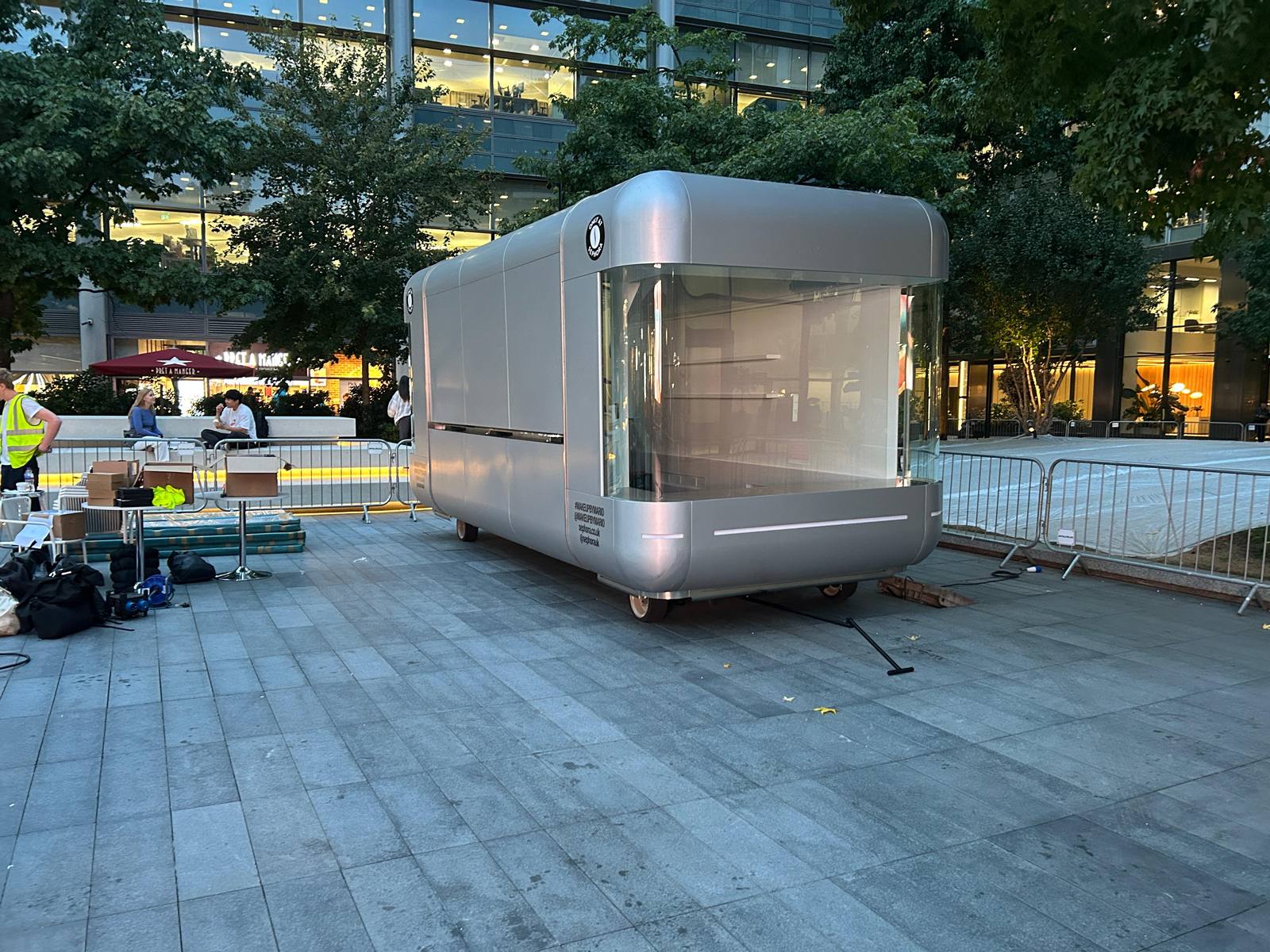 Sephora event unit in place