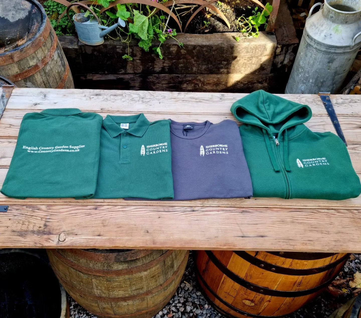 Sherborne Country Gardens embroidered teamwear
